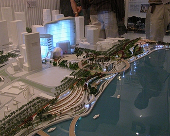 重庆公共建筑楼模型