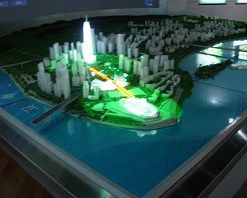 湖南江北城规划模型