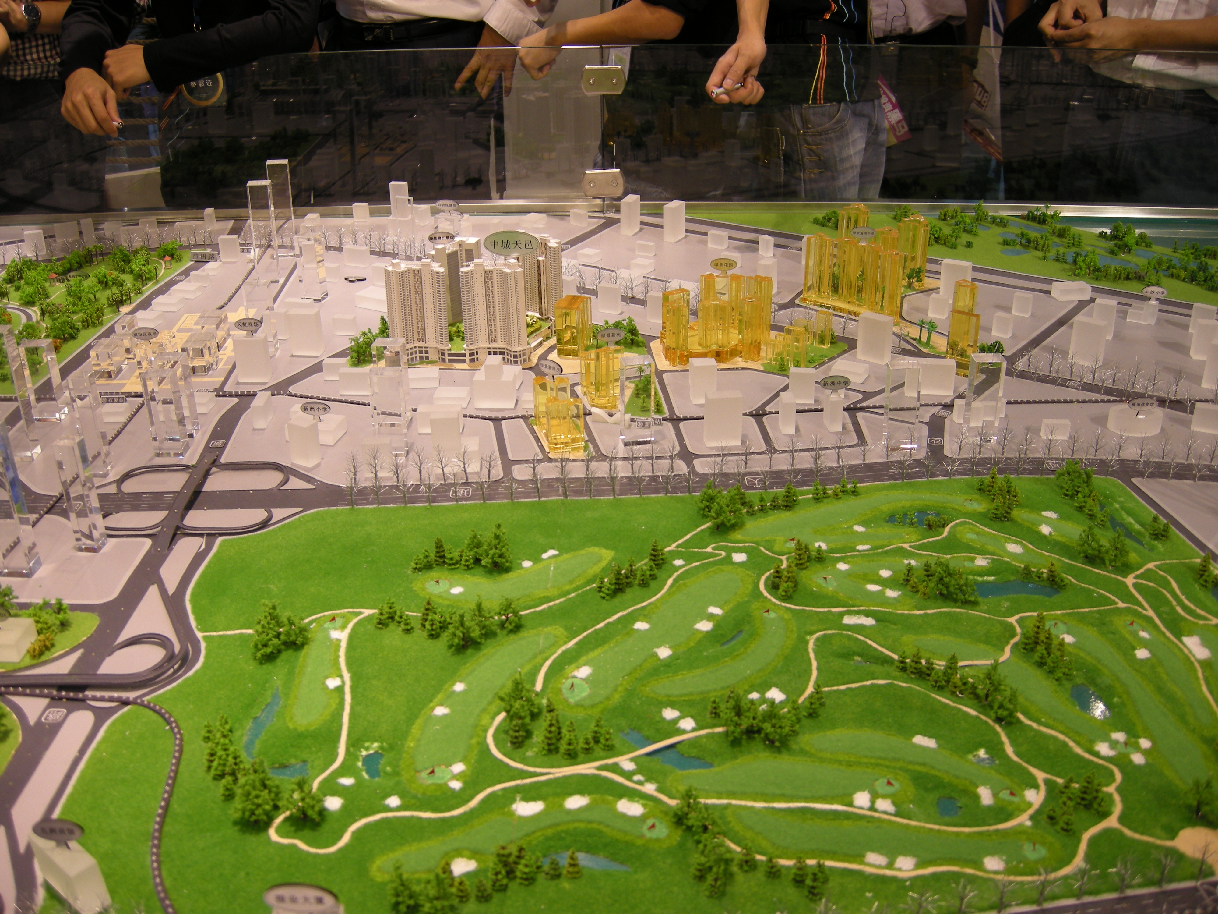 重庆城市规划沙盘模型制作