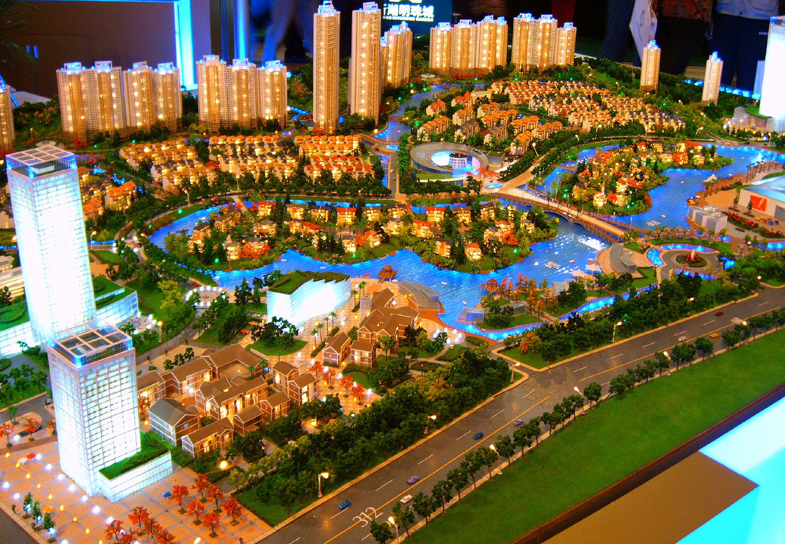 重庆住宅类小区模型制作